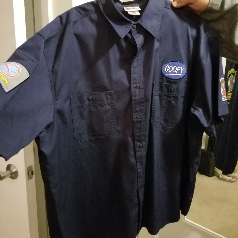 Walt Disney Goofy Utility Patch Shirt